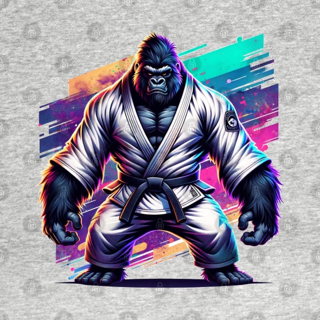 Jiu-jitsu Gorilla by Total 8 Yoga